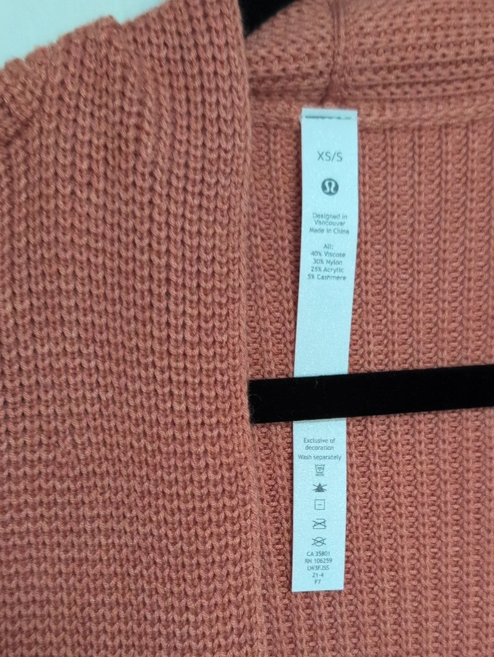 lululemon athletica Open-Front Coral Knit Cardigan